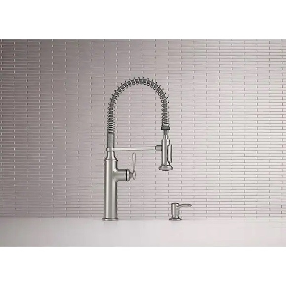 NIB Kohler Sous Pro-Style Single Handle Pull Down Sprayer Kitchen Faucet - Picture 9 of 9